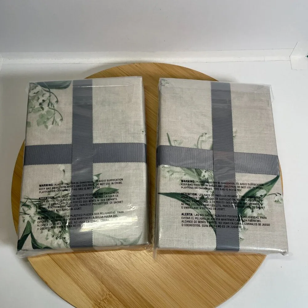 Pottery Barn Monique Lhuillier Lily of the Valley King Pillow Sham Set